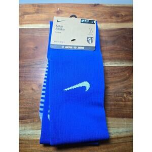 Nike Strike Knee High Soccer Football Socks Blue 3Y-5Y (Youth Small) NEW